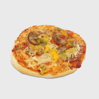 Mini Pizza Salami Vegetables